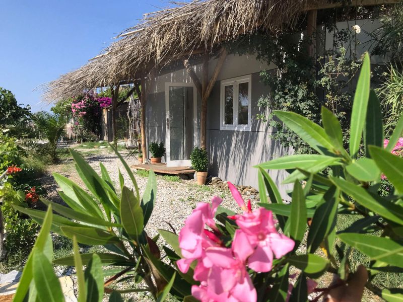View towards the sea an on the entrance